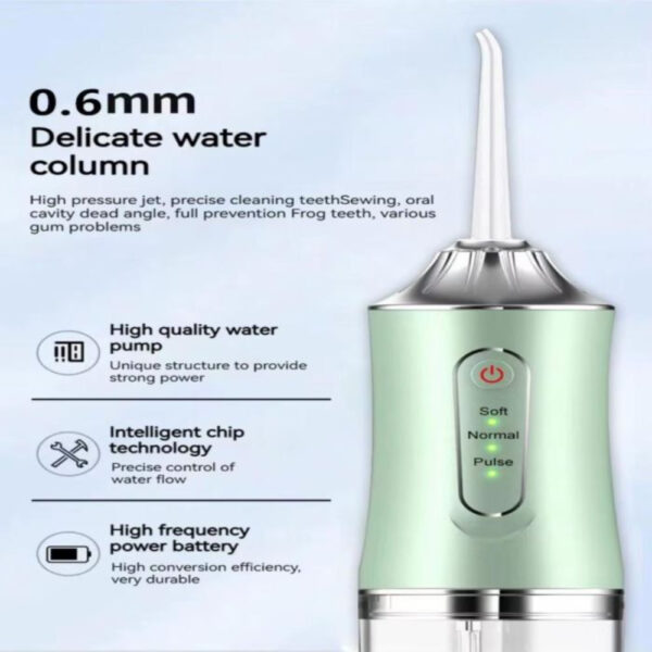 جهاز تنظيف الأسنان بالماء 220ml قابل للشحن SKU:1034
