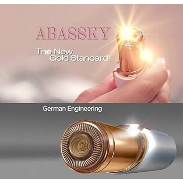 جهاز ازالة شعر الوجه قابل لاعادة الشحن بمنفذ USB للنساء SKU:1010