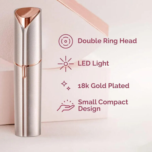 جهاز ازالة شعر الوجه قابل لاعادة الشحن بمنفذ USB للنساء SKU:1010